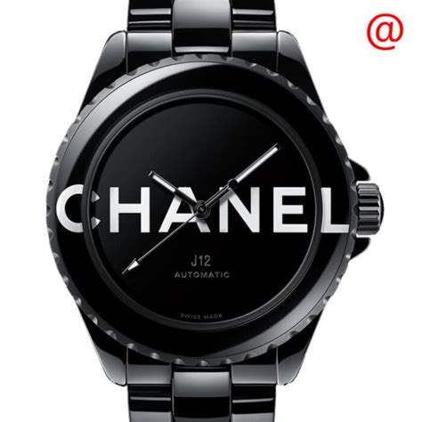 Women's J12 Wanted De Chanel Ceramic Black Dial Watch